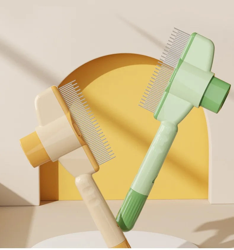 Dog Comb Pet Hair Remover One Button