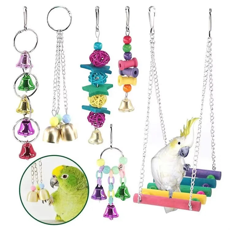 1PC Parrot Toy Biting Toy