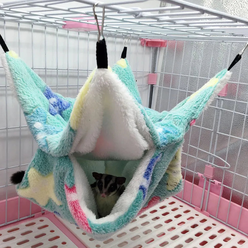 Hamster Hideout Cage Print Fleece
