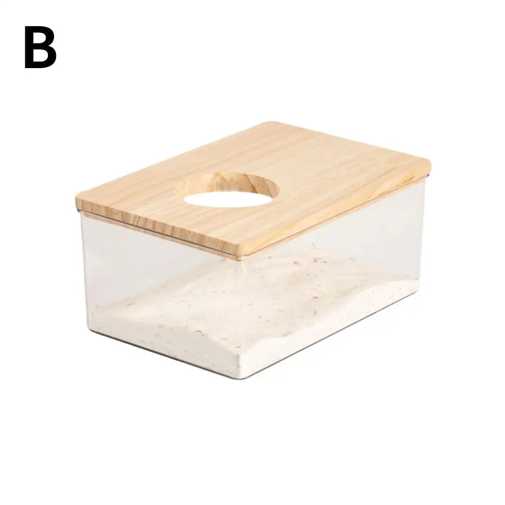 Hamster Golden Bear Sand Bath Box