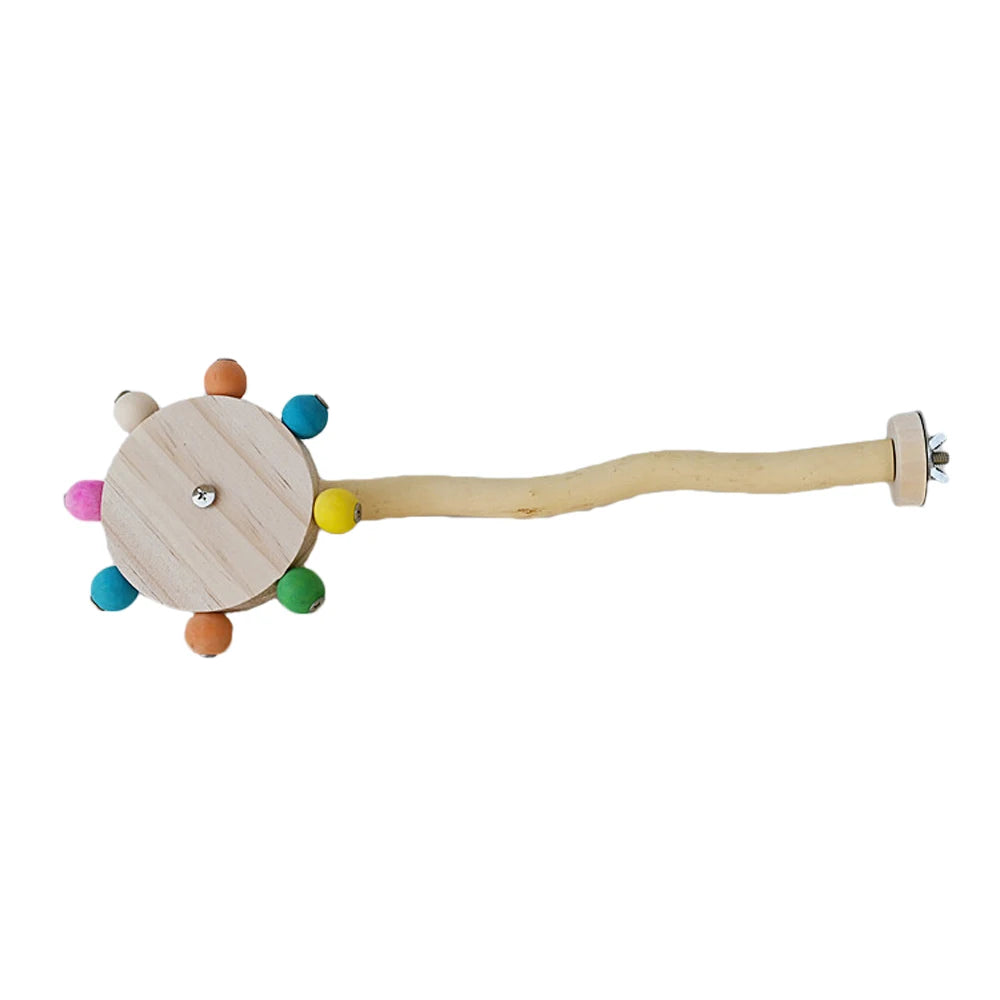 Funny Perch Toy with Rotating Balls
