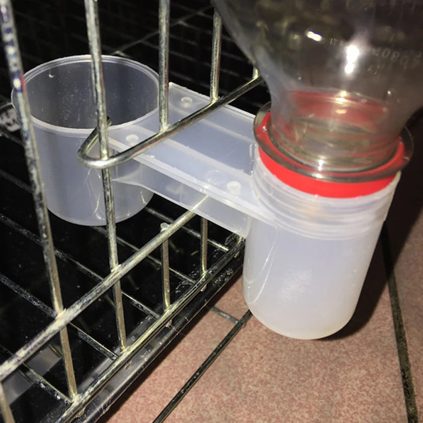 Plastic Pet Bird Drinker Feeder