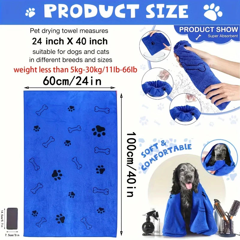 Dog Towel Drying Dog Cat Pet Towel