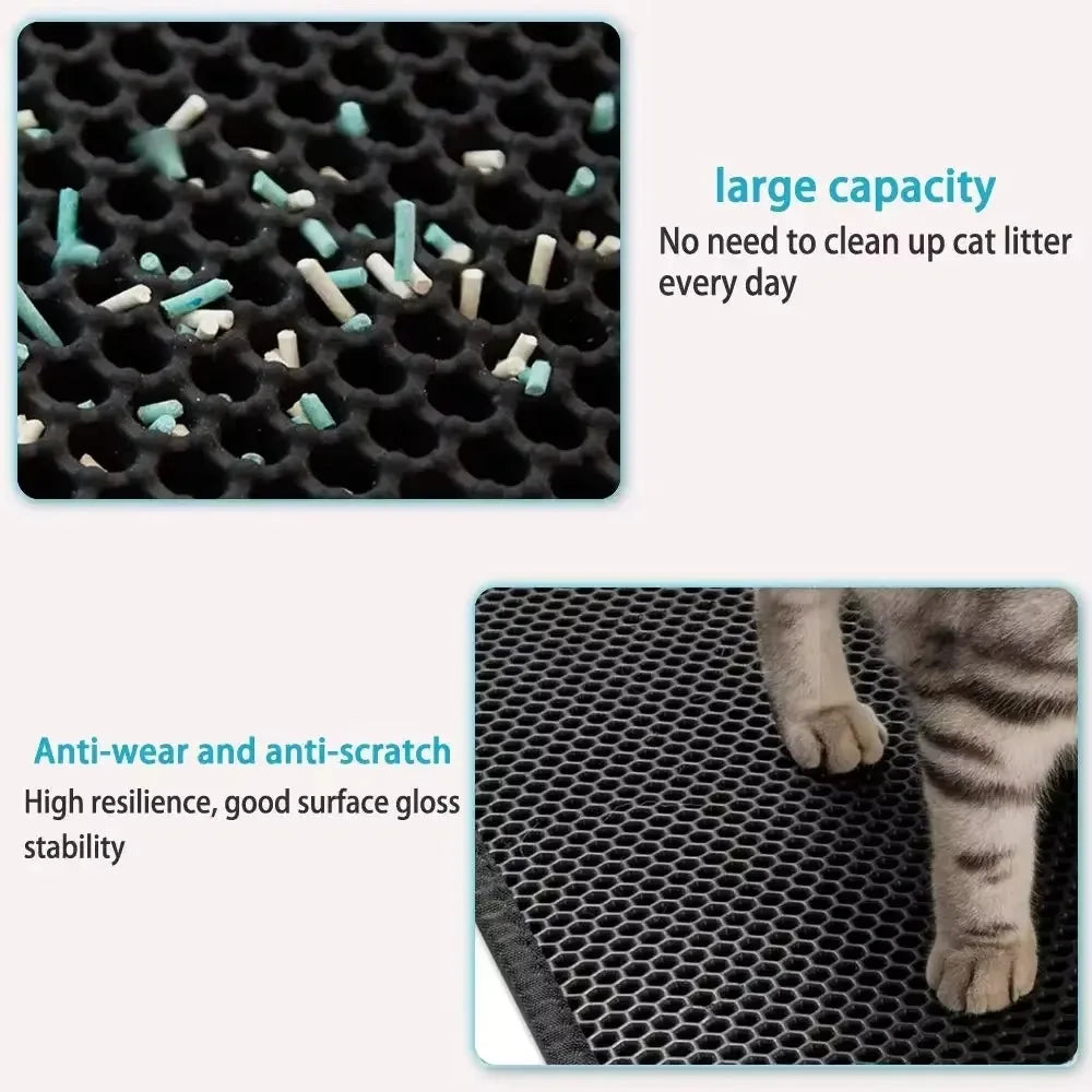 Large Cat Litter Mat Double Layer
