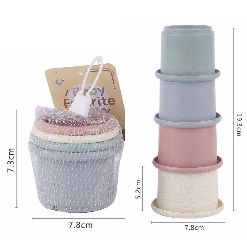Stacking Cups Toy For Rabbits