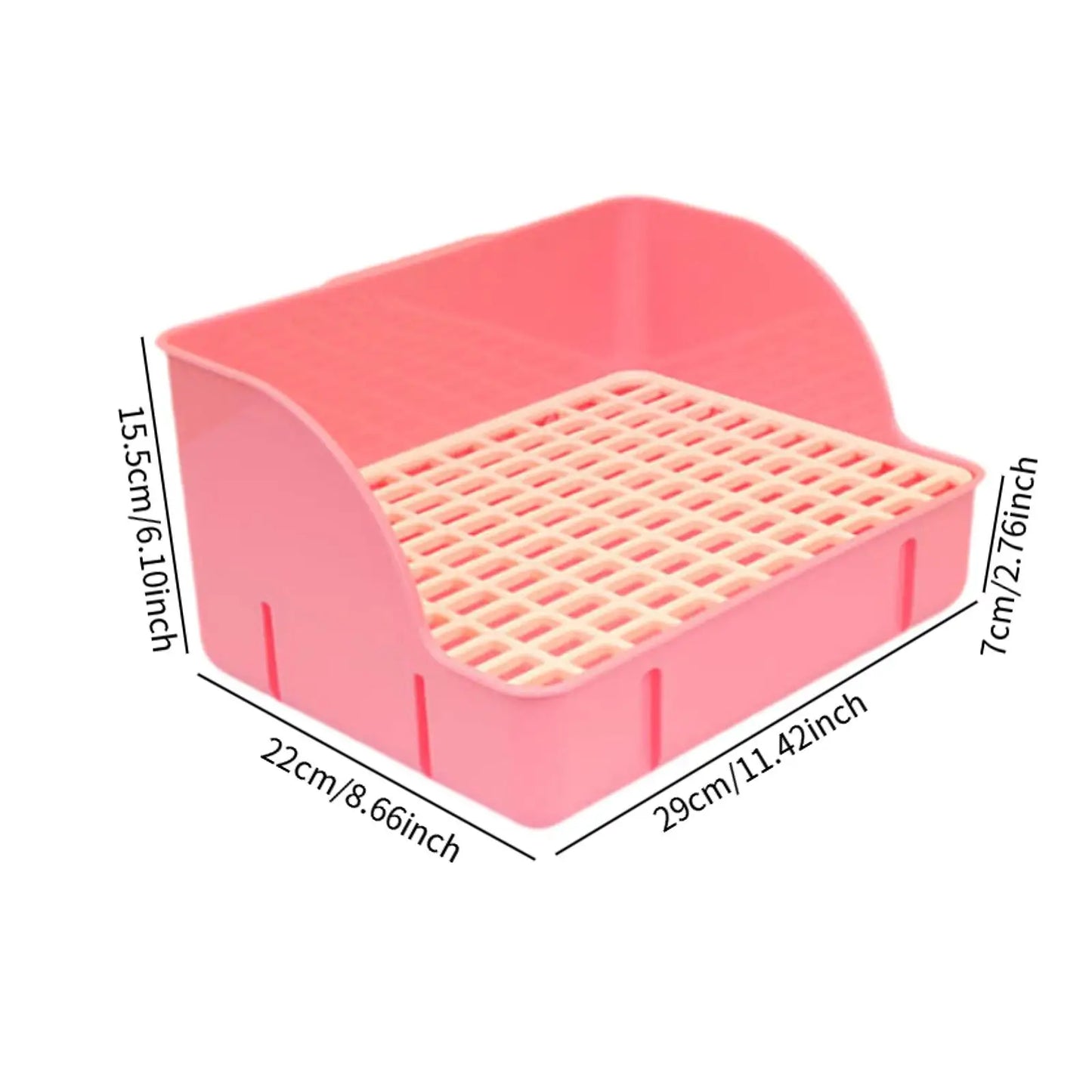 Rabbit Litter Tray Toilet Animal Potty Trainer