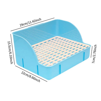 Rabbit Litter Tray Toilet Animal Potty Trainer