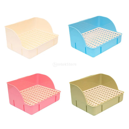 Rabbit Litter Tray Toilet Animal Potty Trainer