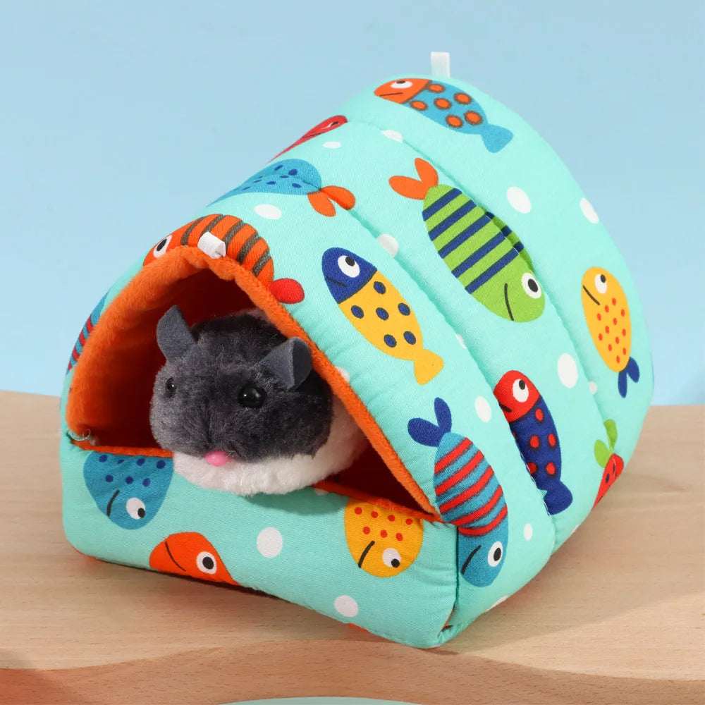 Winter Cute Cartoon Rabbit Squirrel