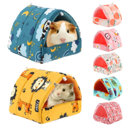 Winter Cute Cartoon Rabbit Squirrel