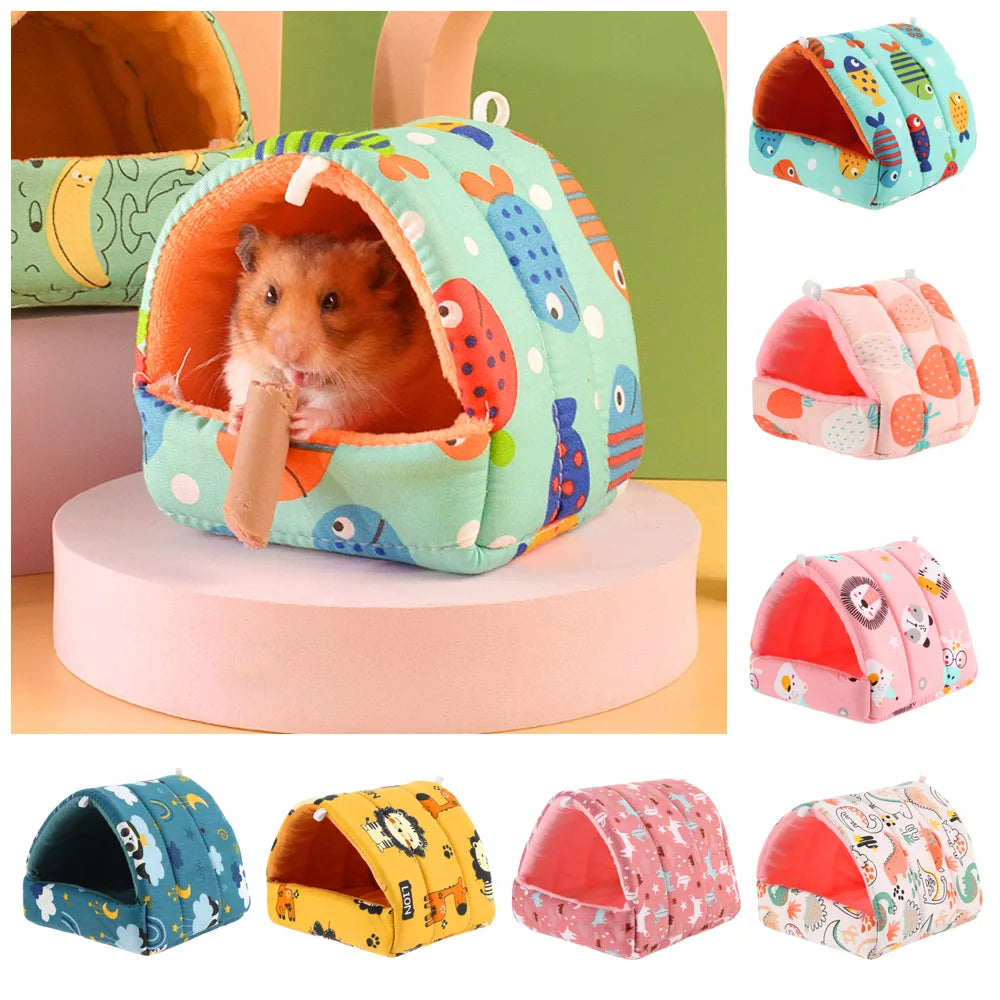Winter Cute Cartoon Rabbit Squirrel