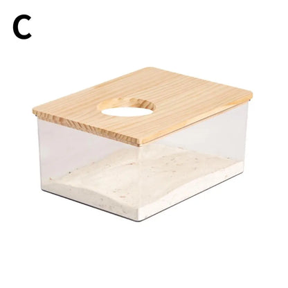 Hamster Golden Bear Sand Bath Box