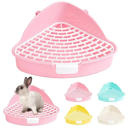 Rabbit Litter Tray Toilet Animal Potty Trainer