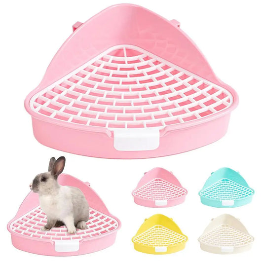 Rabbit Litter Tray Toilet Animal Potty Trainer