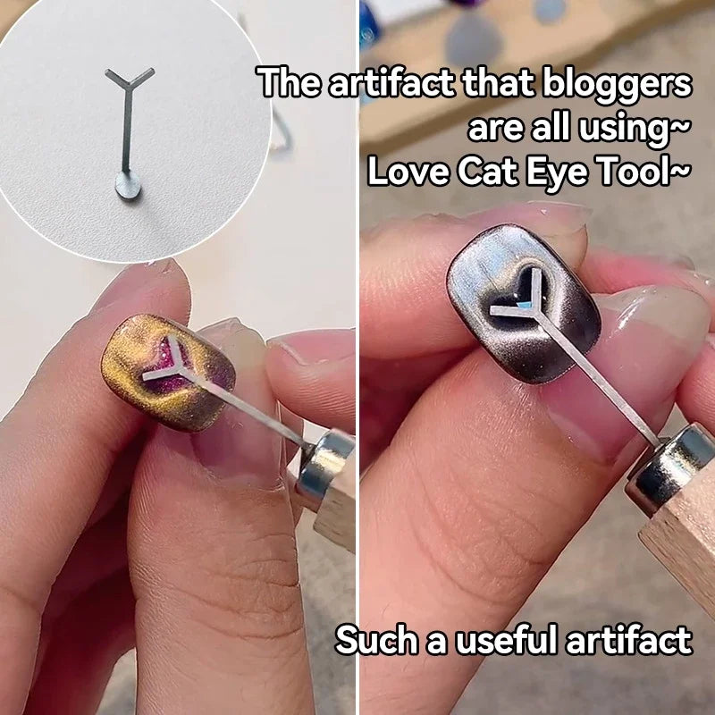 Cat Eye Nail Magnet Strong Magnetic Square