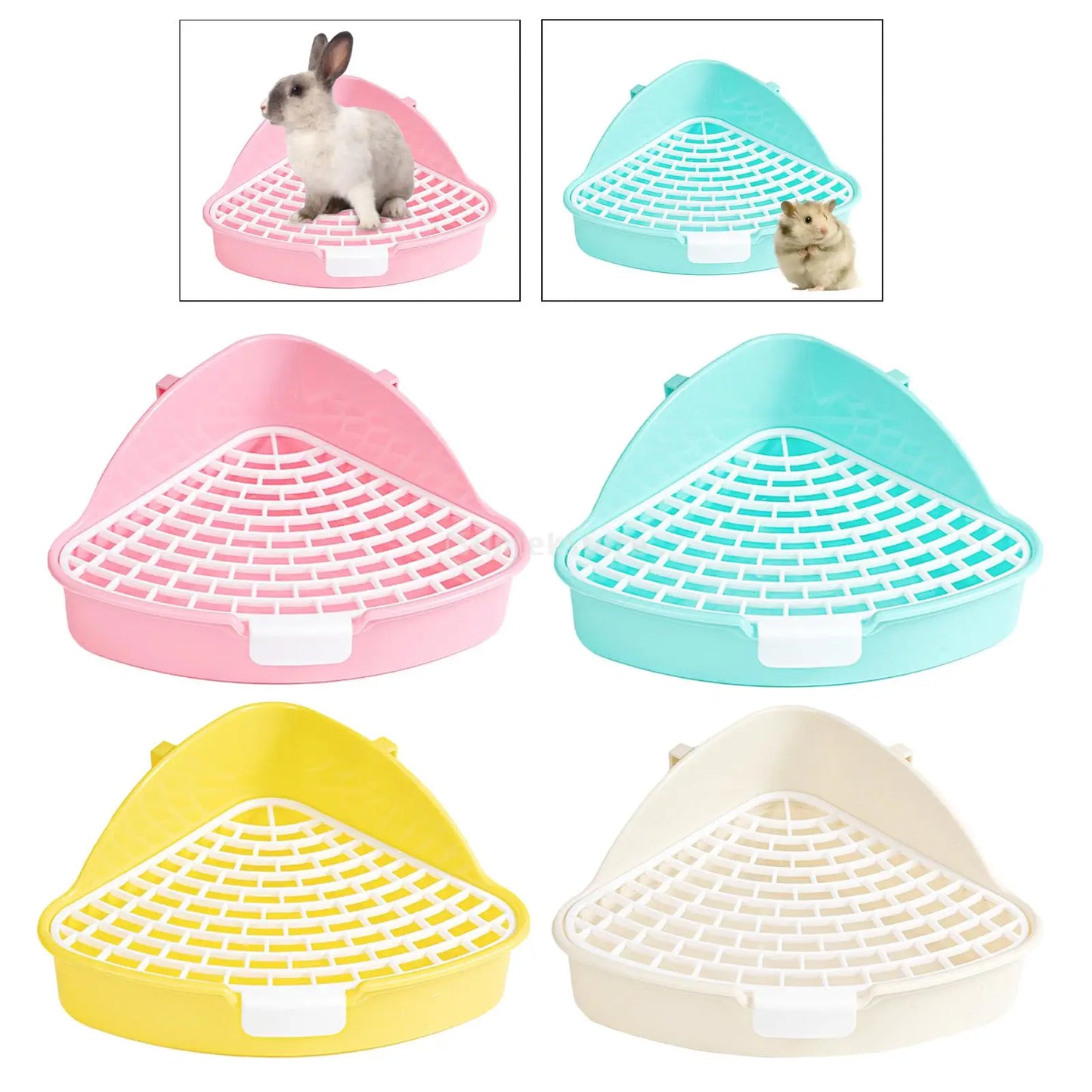 Rabbit Litter Tray Toilet Animal Potty Trainer