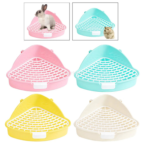 Rabbit Litter Tray Toilet Animal Potty Trainer