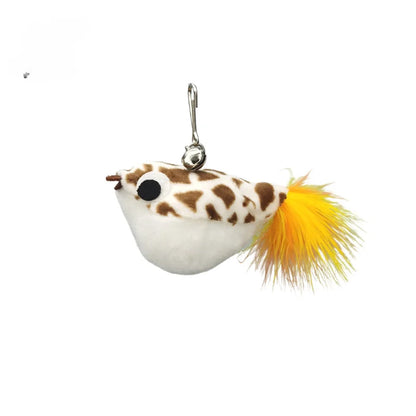 Handfree Bird/Feather Cat Wand with Bell