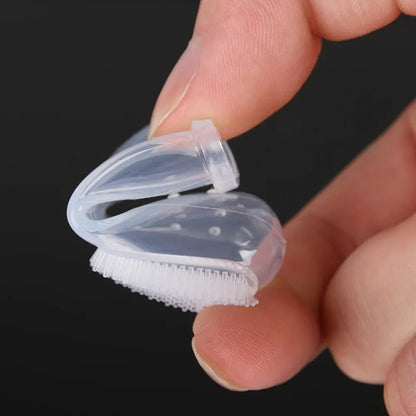 Silicone Fingertips Toothbrushes Cat Dog