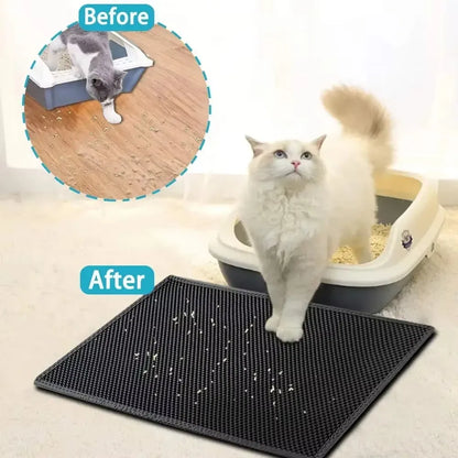 Large Cat Litter Mat Double Layer