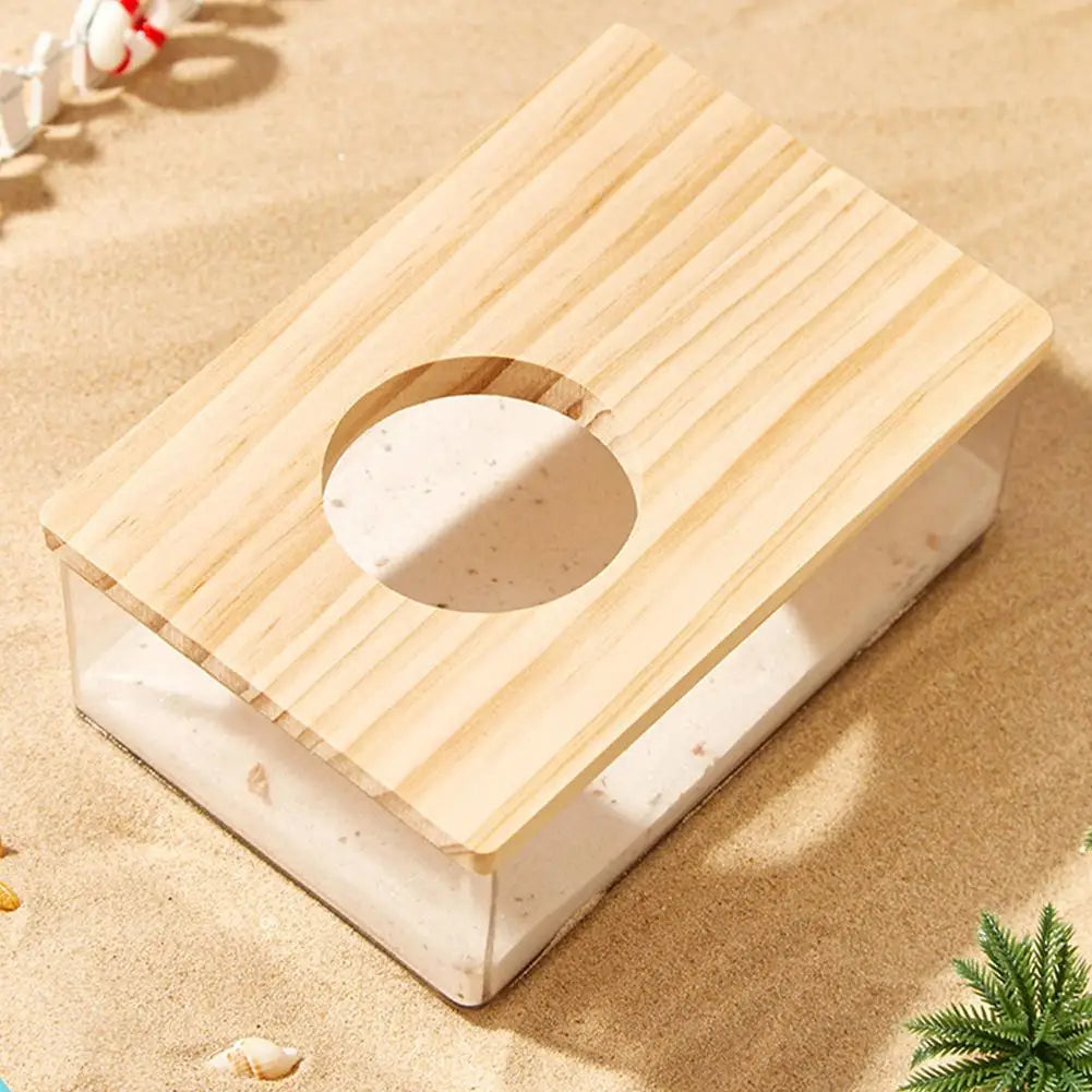 Hamster Golden Bear Sand Bath Box