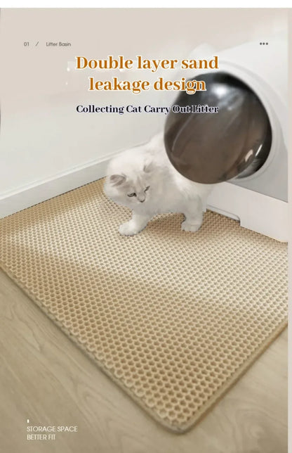 Large Cat Litter Mat Double Layer