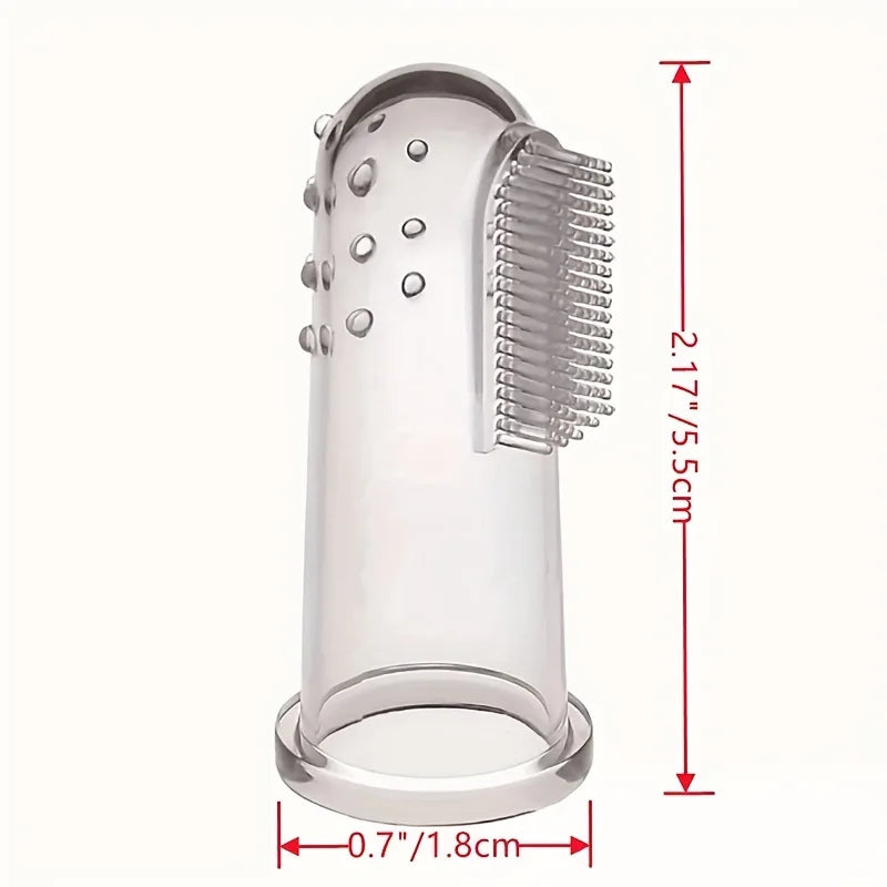 5 Sets of Pet Silicone Finger Sleeves