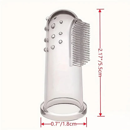 5 Sets of Pet Silicone Finger Sleeves