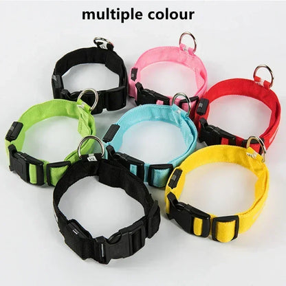 LED Glowing Dog Collar Adjustable Flashing