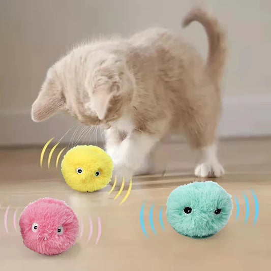 Smart Cat Toys Plush Electric Catnip