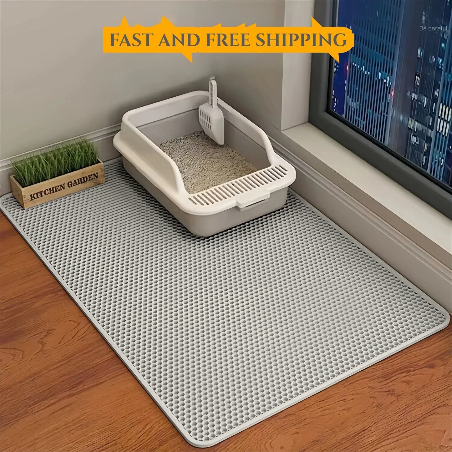 Large Cat Litter Mat Double Layer