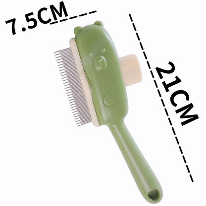 Dog Comb Pet Hair Remover One Button