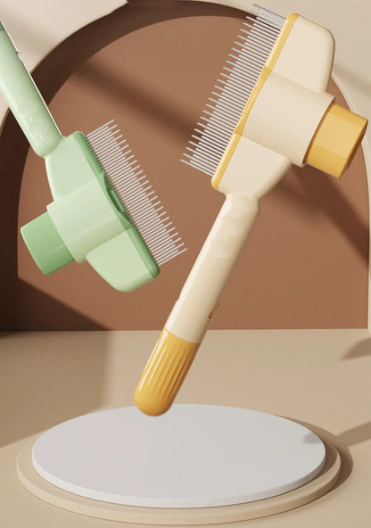 Dog Comb Pet Hair Remover One Button