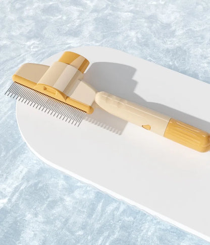 Dog Comb Pet Hair Remover One Button