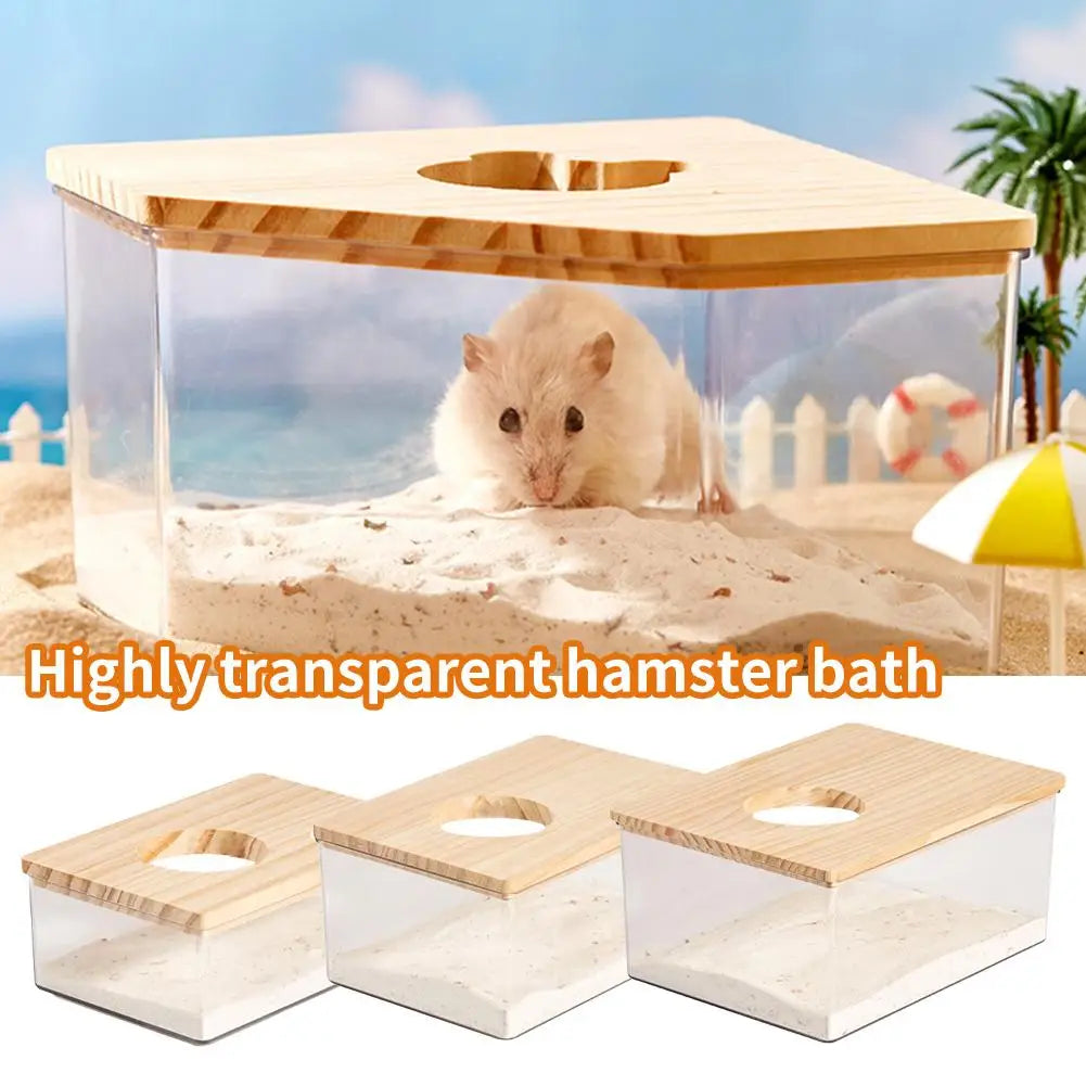 Hamster Golden Bear Sand Bath Box