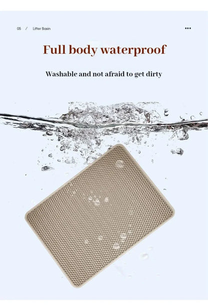 Large Cat Litter Mat Double Layer