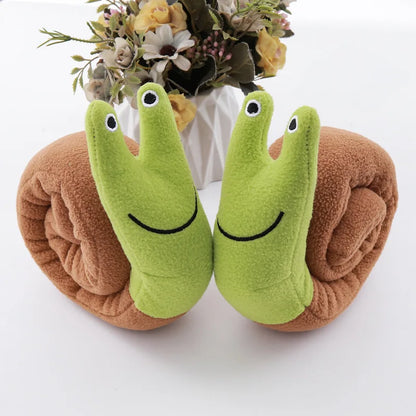 Snail shaped dog and cat toys