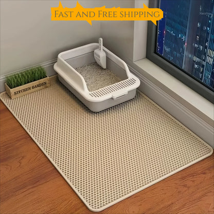 Large Cat Litter Mat Double Layer