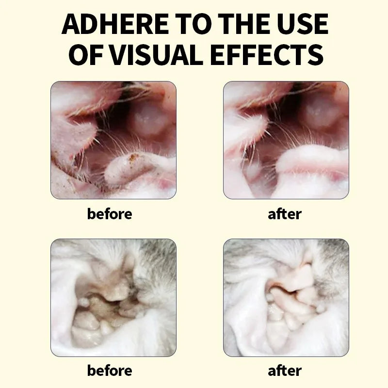 Pet ear wash Cats and dogs ear water cleaning