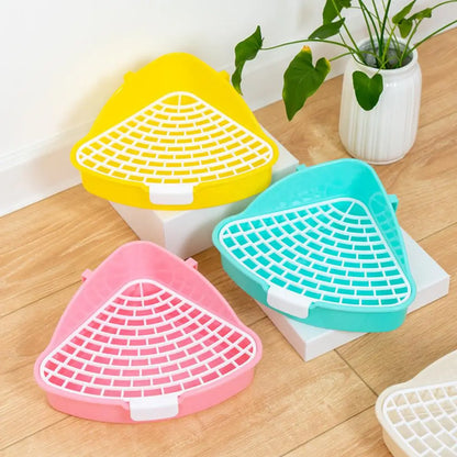 Rabbit Litter Tray Toilet Animal Potty Trainer