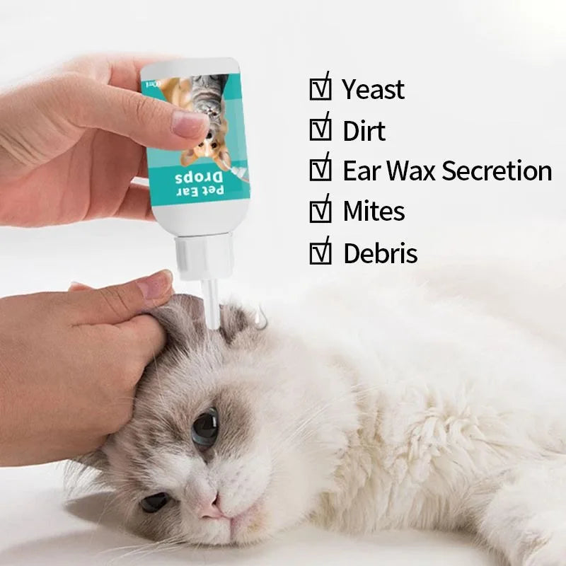 Pet ear wash Cats and dogs ear water cleaning