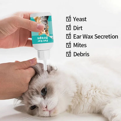 Pet ear wash Cats and dogs ear water cleaning