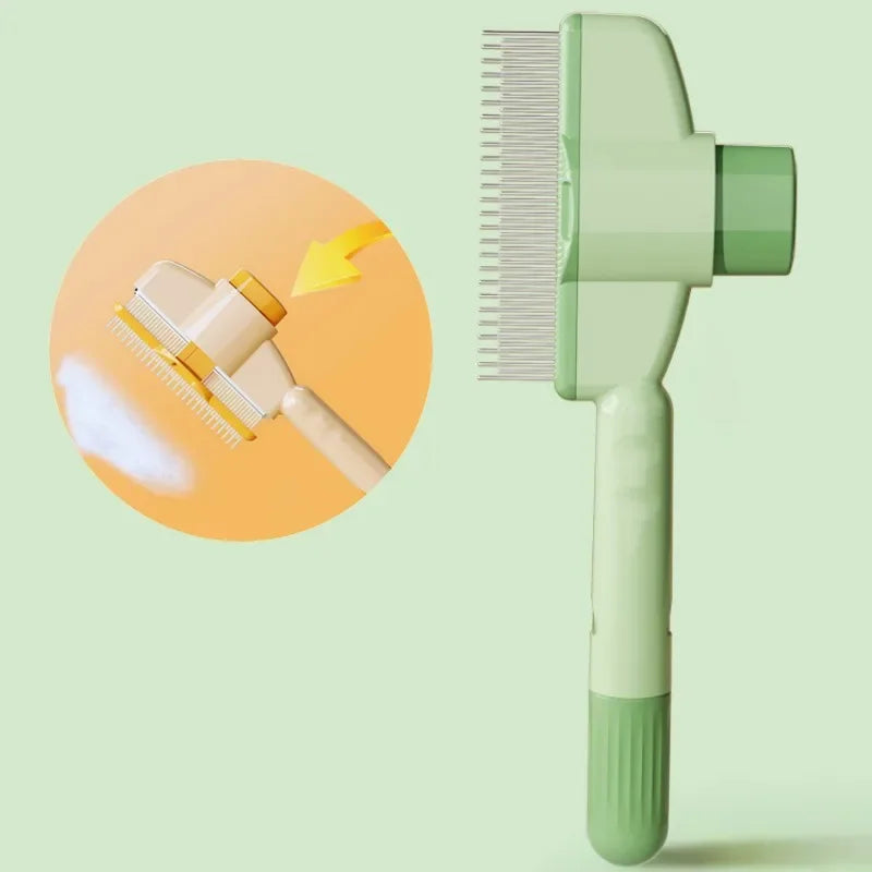 Dog Comb Pet Hair Remover One Button