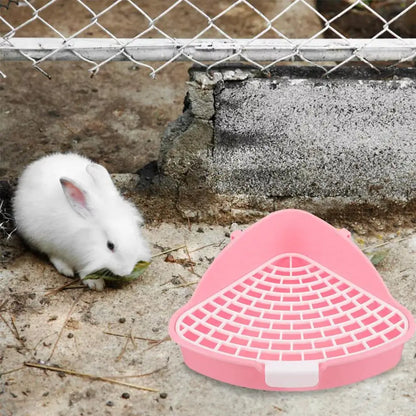 Rabbit Litter Tray Toilet Animal Potty Trainer