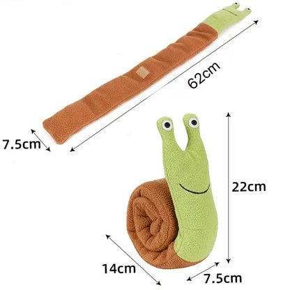 Snail shaped dog and cat toys