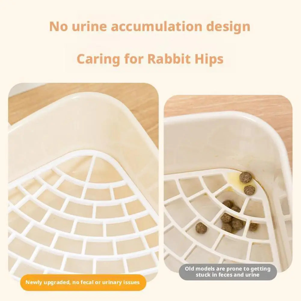Rabbit Litter Tray Toilet Animal Potty Trainer