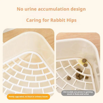 Rabbit Litter Tray Toilet Animal Potty Trainer