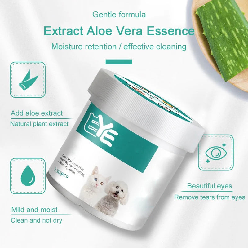 Cats And Dogs Tearmark Wet Wipes