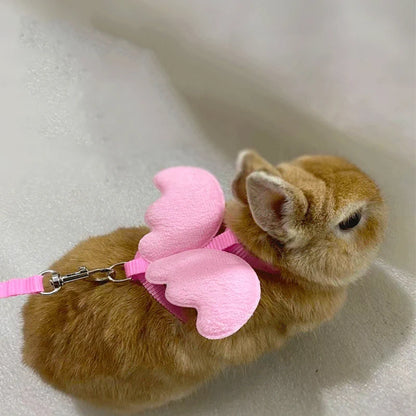 Cute Angel Wing Pet Rabbit Harness