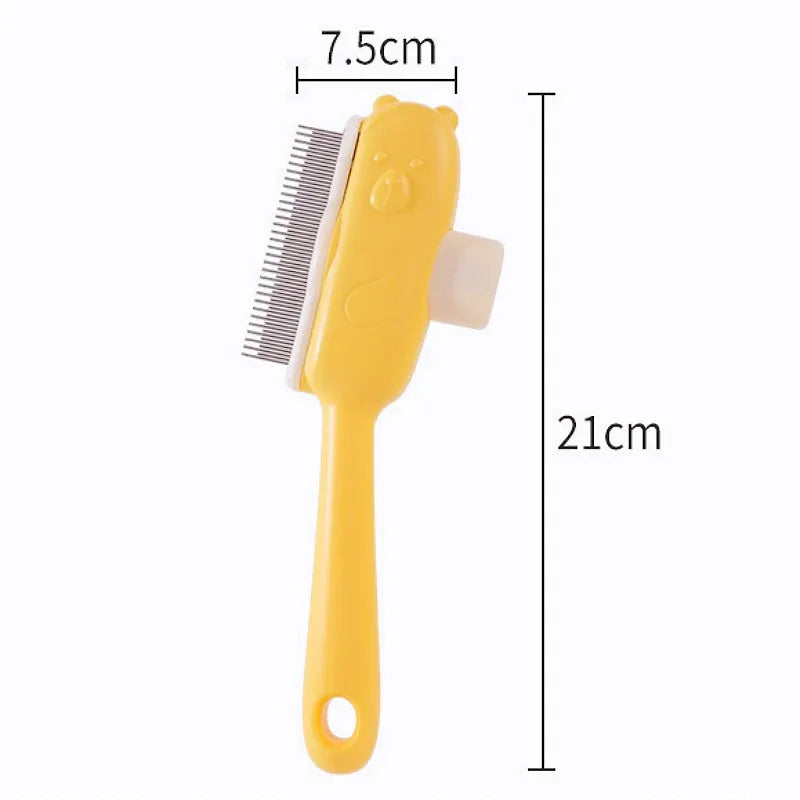 Dog Comb Pet Hair Remover One Button